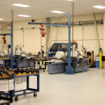 Finish grinding department.